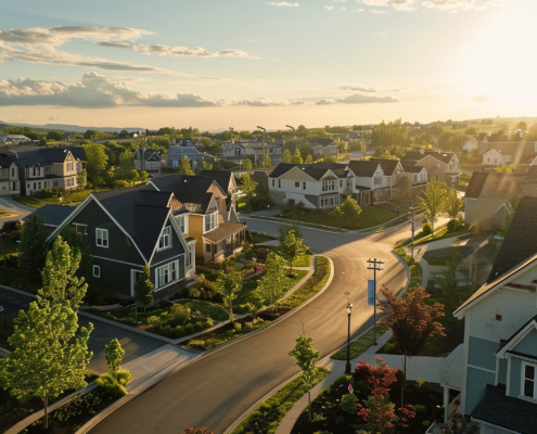 Beautiful housing community.