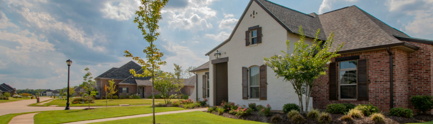 New home in a community development