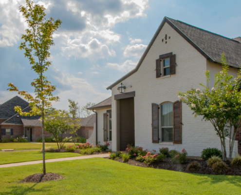 New home in a community development